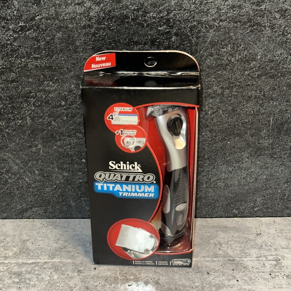 Schick Quattro Titanium Razor with Trimmer